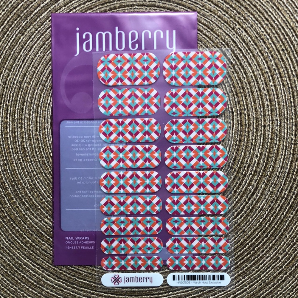 Jamberry Nail Wraps March Host Geometrical